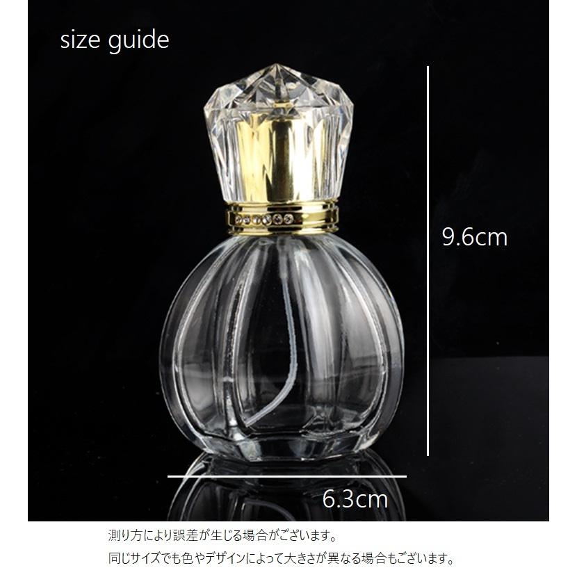 アトマイザー 詰め替え容器 スプレーボトル 持ち運び 50ml ガラス瓶