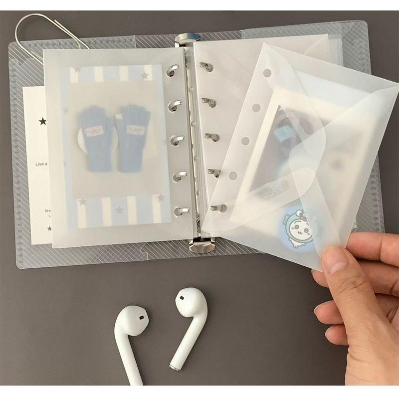 plusnao（プラスナオ） バインダーポケット リフィル 6穴 5枚セット