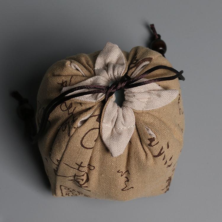 plusnao（プラスナオ） 茶器バッグ 巾着袋 茶器用 急須 茶碗 茶道具