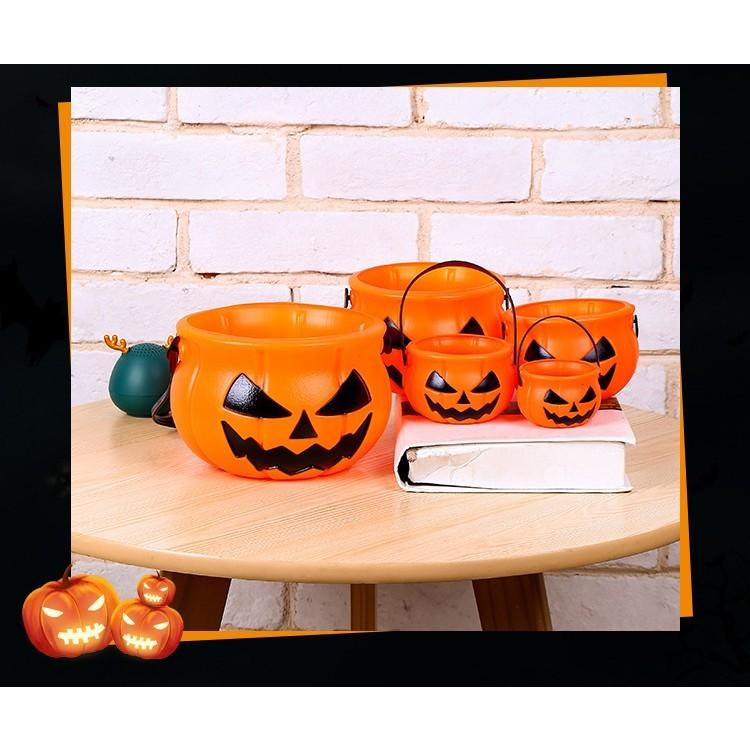 ハロウィンバケツ 5個セット パンプキンばけつ かぼちゃ 仮装 子供 お
