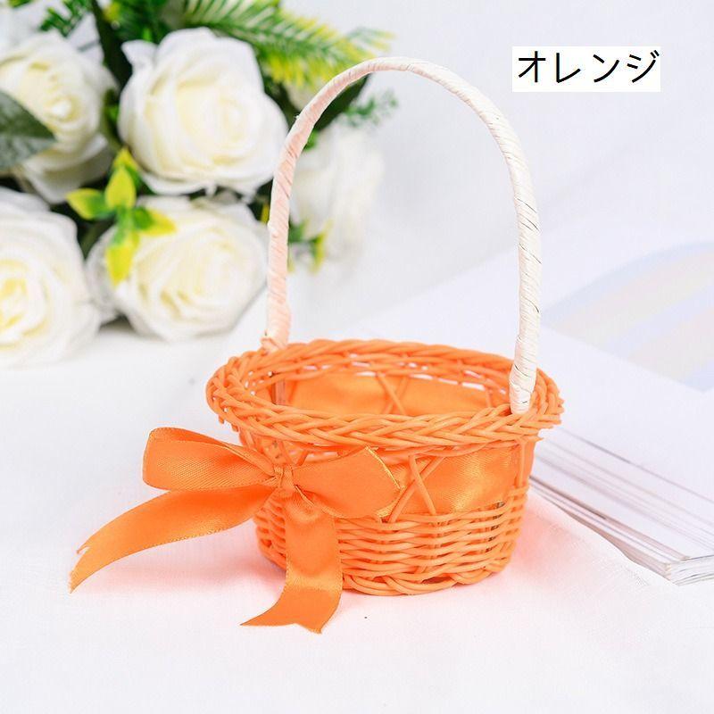 フラワーガールバスケット フラワーバスケット リングピロー 婚礼 結婚