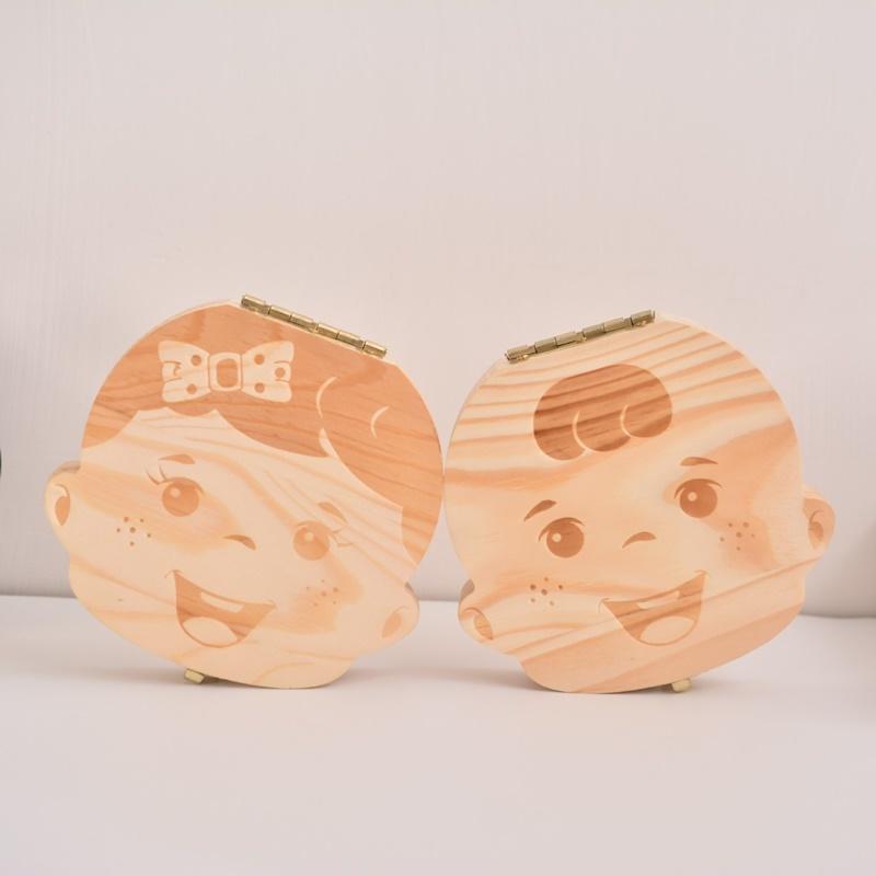 plusnao 乳歯ケース 乳歯入れ 乳歯ボックス 乳歯箱 英語版 収納