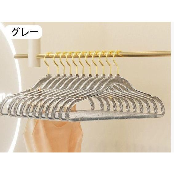 収納ハンガー 同色10本セット 衣類ハンガー 滑り止め 型崩れ防止 衣類