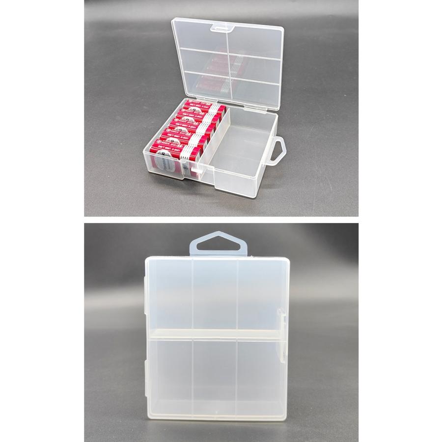 乾電池収納ケース 乾電池収納ボックス 小物入れ 蓋付き 取っ手
