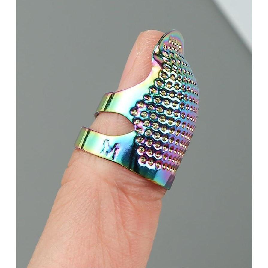 リリー様　指ぬき2点　2セット 指ぬき 同色2個セット 指貫 ゆびぬき 指サック 指カバー 編物道具 手芸