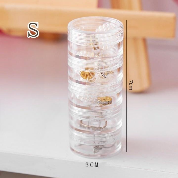 積み重ね収納ケース ネイルパーツ収納ケース 5連 5段 5列 プラスチック