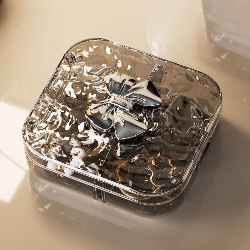 アクセサリーケース 4マス 6マス ジュエリーケース ジュエリーボックス