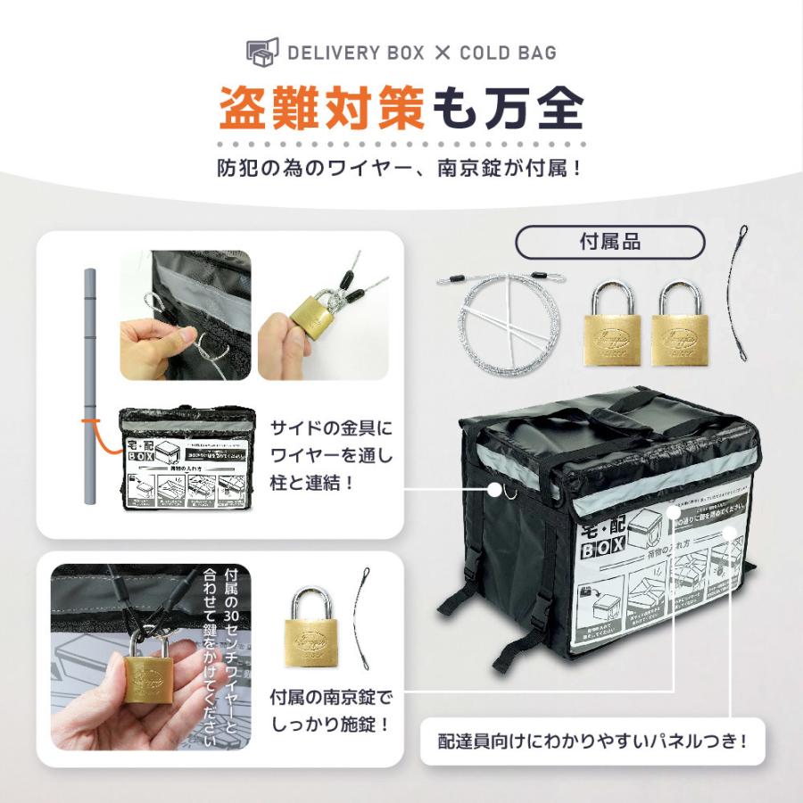 宅配ボックス クーラーボックス デリバリー 兼用 3つの用途で使える