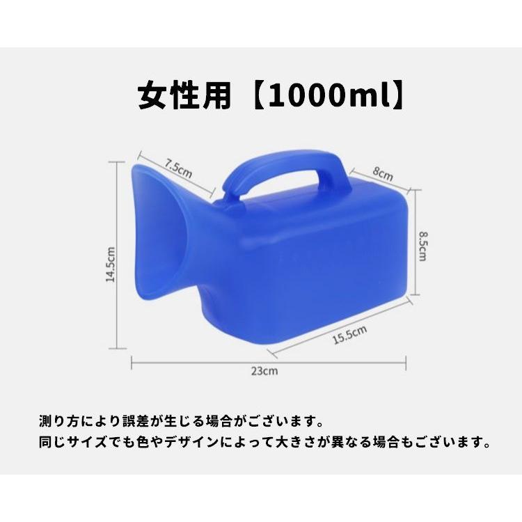 plusnao（プラスナオ） 集尿器 尿瓶 しびん 尿器 持ち手付き 男性 女性