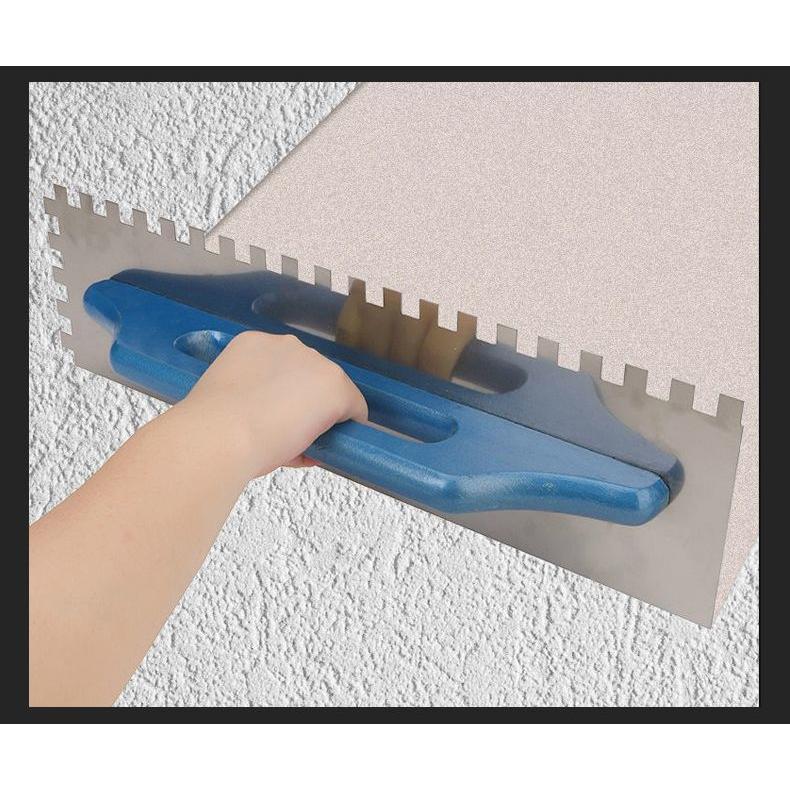 クシ目コテ 48cm こて 鏝 ステンレス製 左官工具 手動工具 クシ目ゴテ クシメゴテ DIY 石工用 床施工 壁施工 タイル貼り モルタル ...