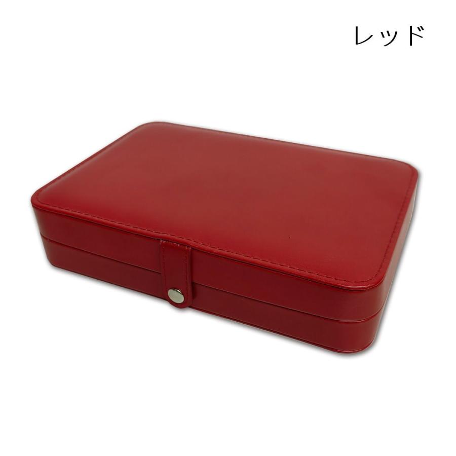 アクセサリーケース ジュエリーボックス 仕切り付き 蓋付き スナップ