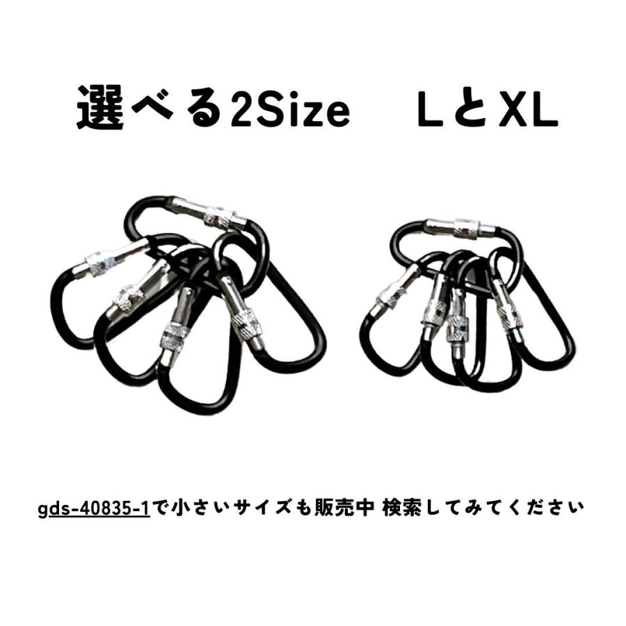 plusnao（プラスナオ） カラビナ 5個セット アウトドア Dリング D型