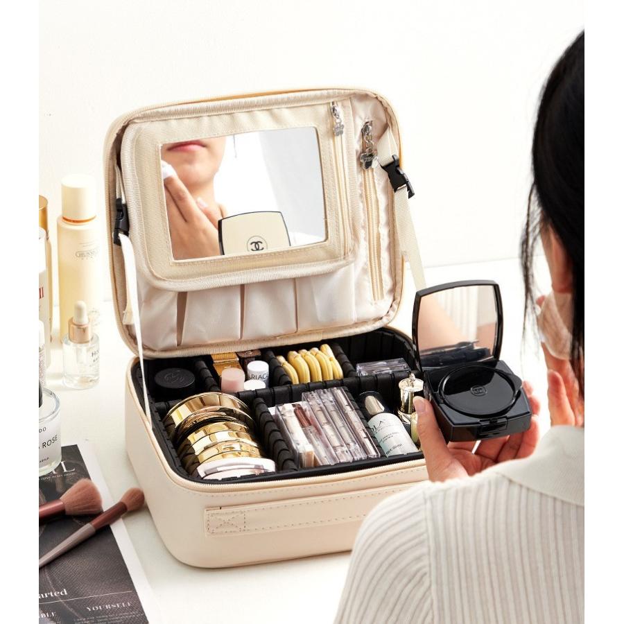 メイクボックス 化粧ポーチ メイクポーチ メイク道具 化粧品入れ