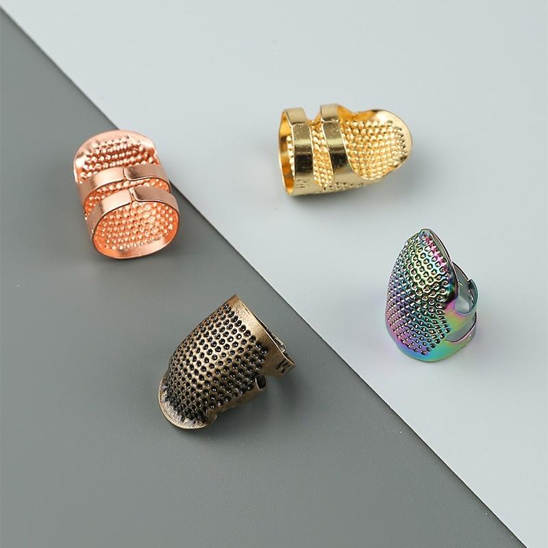 指ぬき 4個セット 指貫 ゆびぬき 指サック 指カバー 編物道具 手芸用品