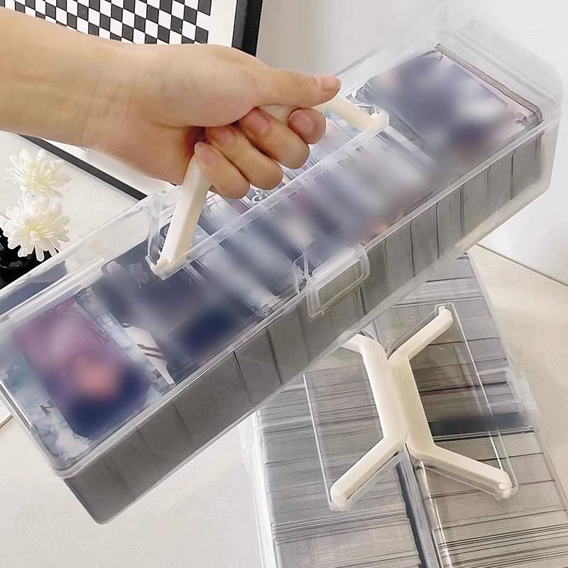 トレカケース カード収納ボックス トレーディングカード 取っ手付き