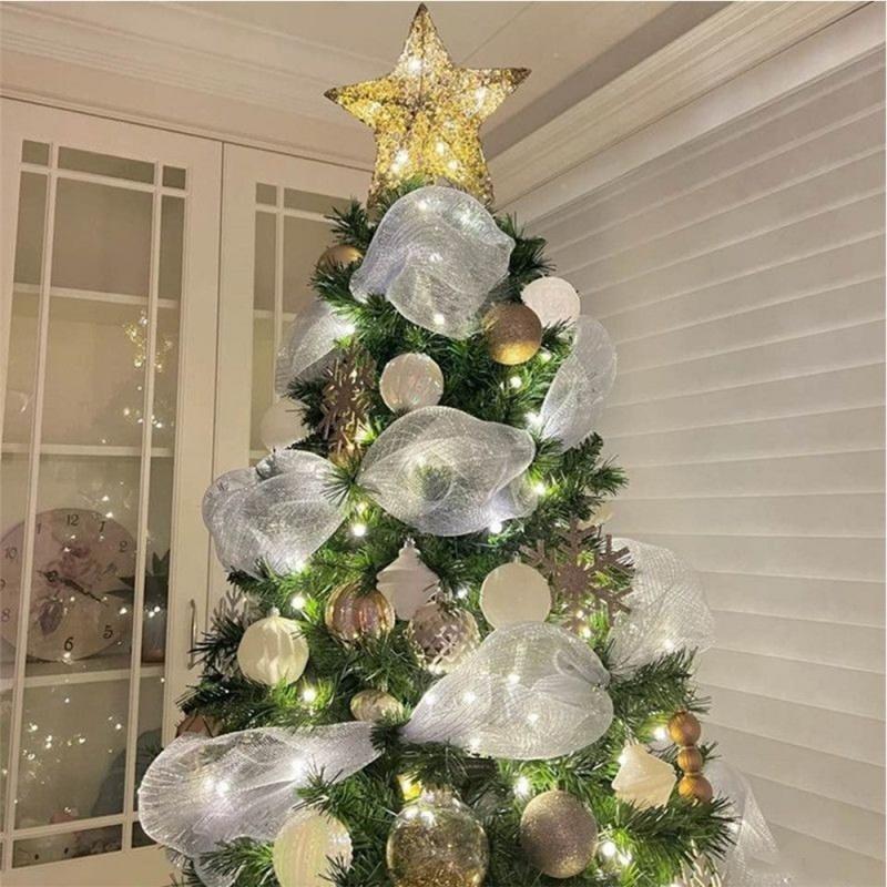 180cm クリスマスツリー シルバーリボン 180cm クリスマスツリー シルバーリボン クリスマス リボン」の人気