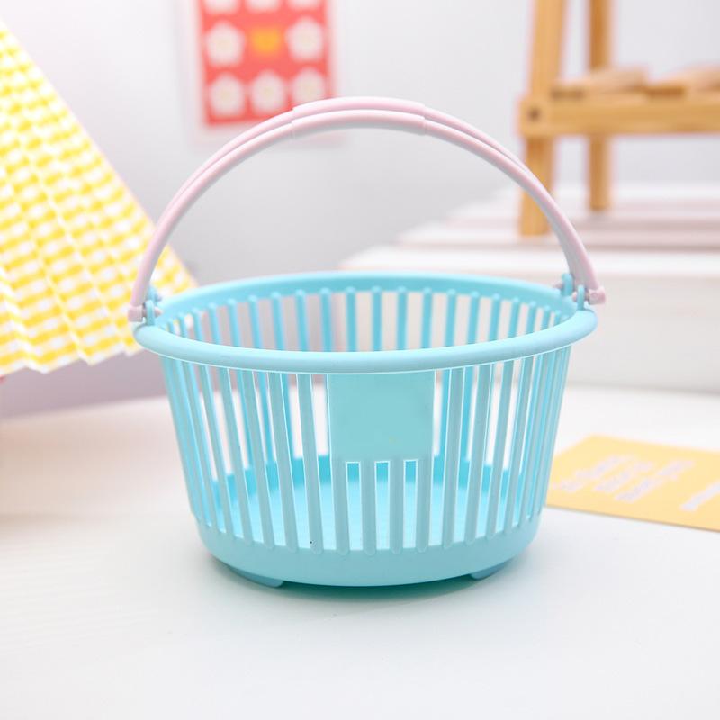 収納バスケット 単品 小物入れ カゴ 小さめ 卓上 ミニバスケット プラ
