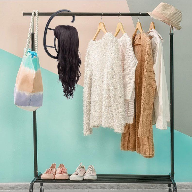 ウィッグハンガー ウィッグスタンド ハンガー 帽子 ウィッグ かつら エクステ 吊り下げ式 型崩れ防止 吊るし収納 整理整頓 | ブランド登録なし | 01