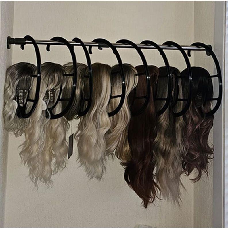 ウィッグハンガー ウィッグスタンド ハンガー 帽子 ウィッグ かつら エクステ 吊り下げ式 型崩れ防止 吊るし収納 整理整頓 | ブランド登録なし | 02
