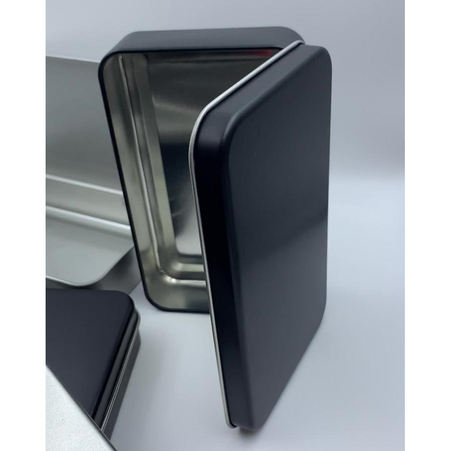 plusnao（プラスナオ） 小物入れ 収納ケース 缶 ブリキ缶 蓋付き 整理