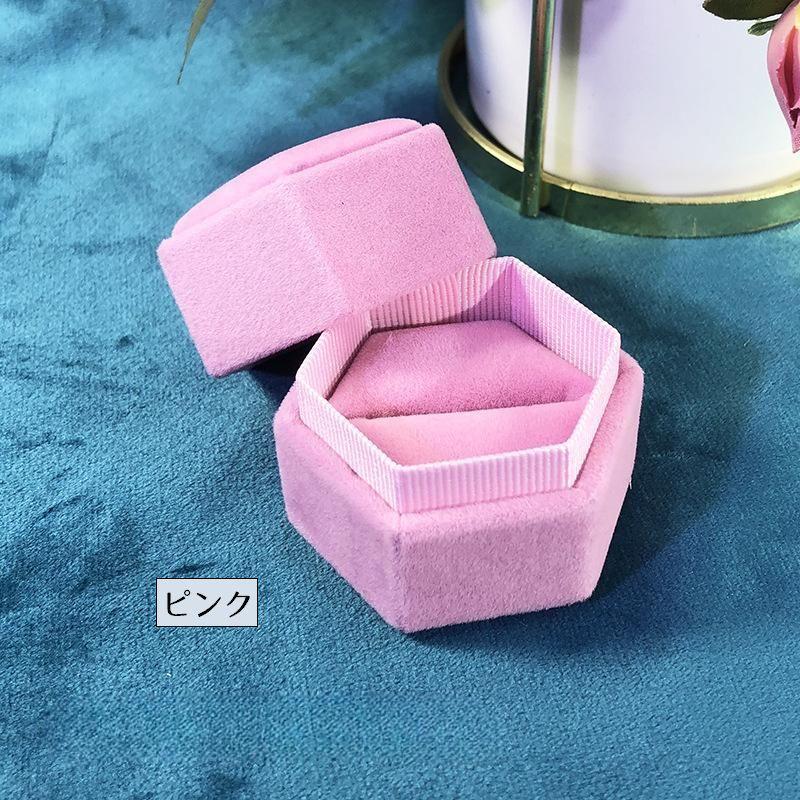 ジュエリーボックス　LAZY SUSAN ジュエリーケース　ピンク指輪ケース ジュエリーボックス 指輪ケース ジュエリーケース ギフトボックス