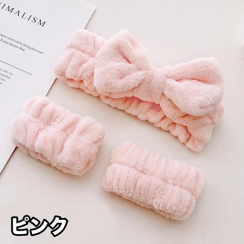 ヘアバンド リストバンド 3点セット 両手用 レディース 女性 ヘッド