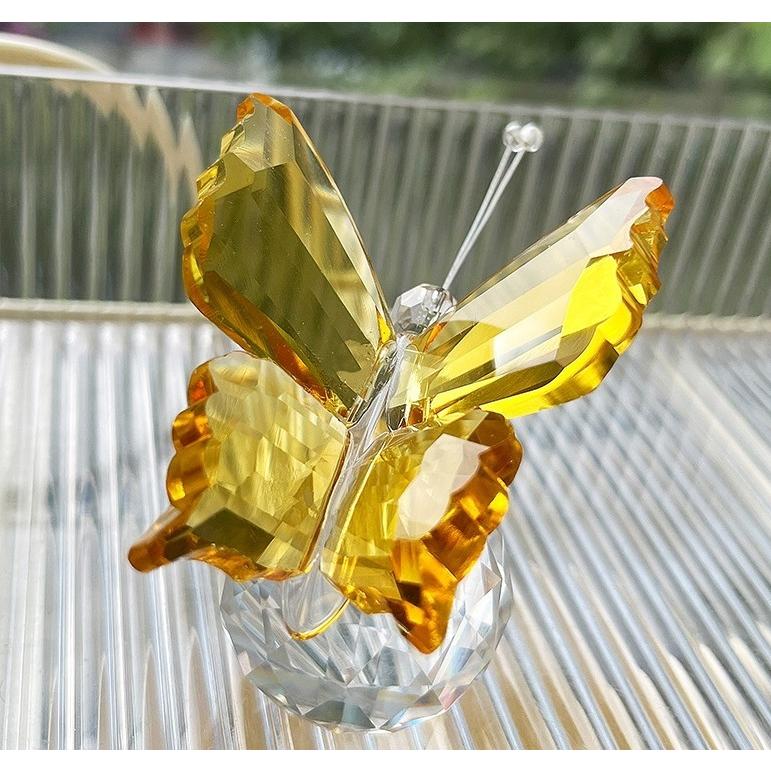 置物 蝶 チョウ バタフライ ボール 球体 オブジェ インテリア キラキラ