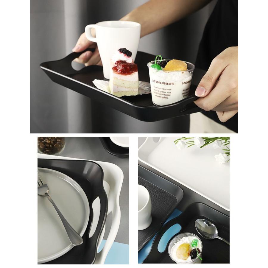 トレー トレイ お盆 おぼん Lサイズ キッチン雑貨 配膳用品 滑り止め