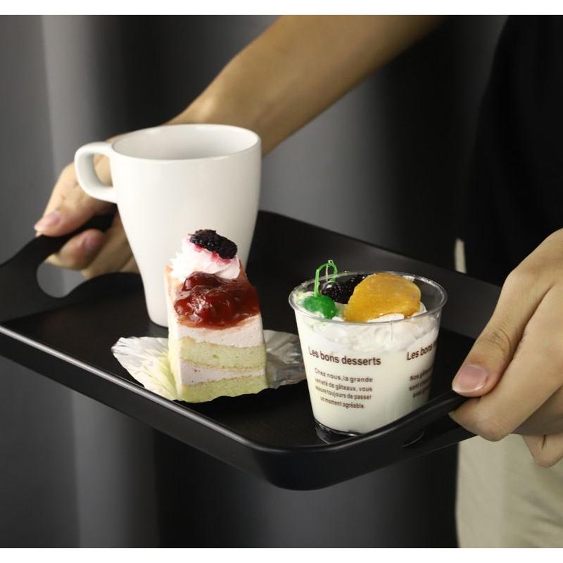 トレー トレイ お盆 おぼん S Mサイズ キッチン雑貨 配膳用品 滑り止め