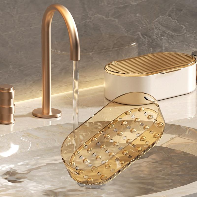 plusnao（プラスナオ） 石けんケース 2段式 ソープディッシュ 石鹸置き