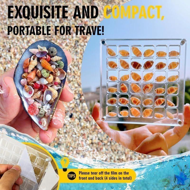 コレクションケース ディスプレイ ケース 6段 6列 36個 アクリル 貝