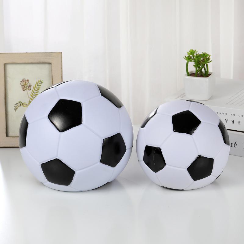 貯金箱 サッカーボール型 バスケットボール型 小サイズ インテリア雑貨