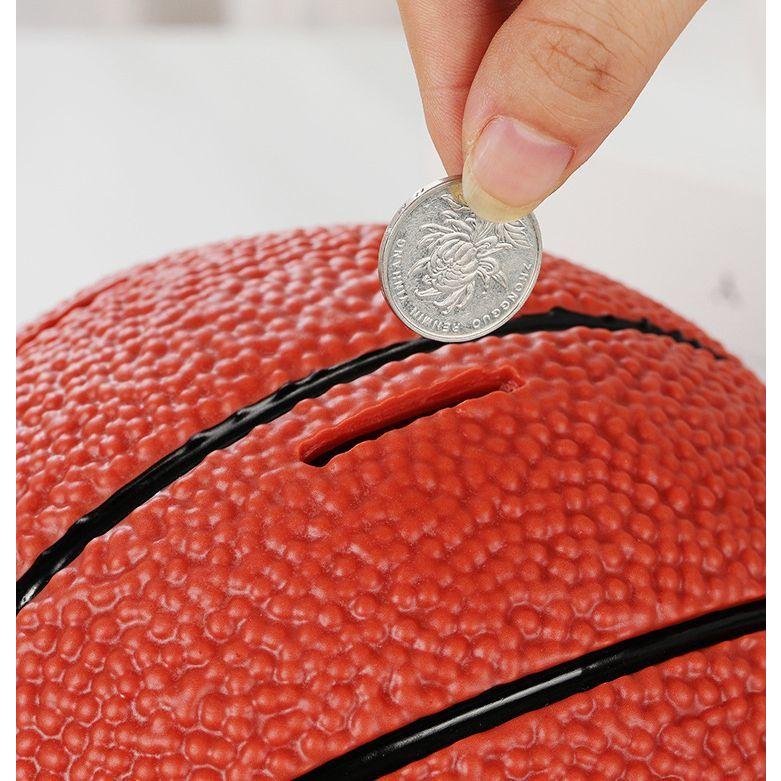 貯金箱 サッカーボール型 バスケットボール型 小サイズ インテリア雑貨