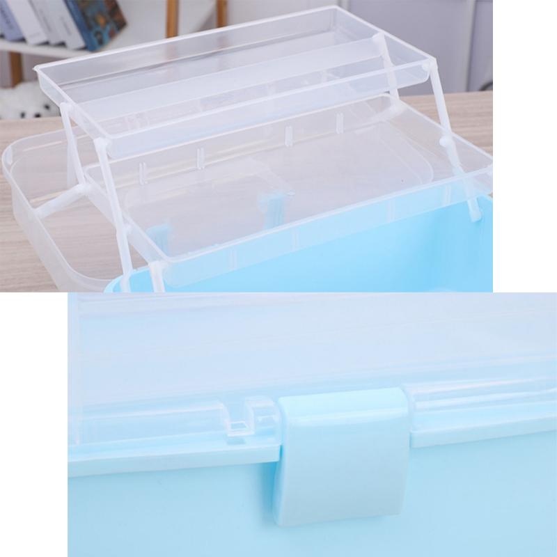 plusnao（プラスナオ） 収納ケース 収納ボックス 3段 小物入れ 卓上