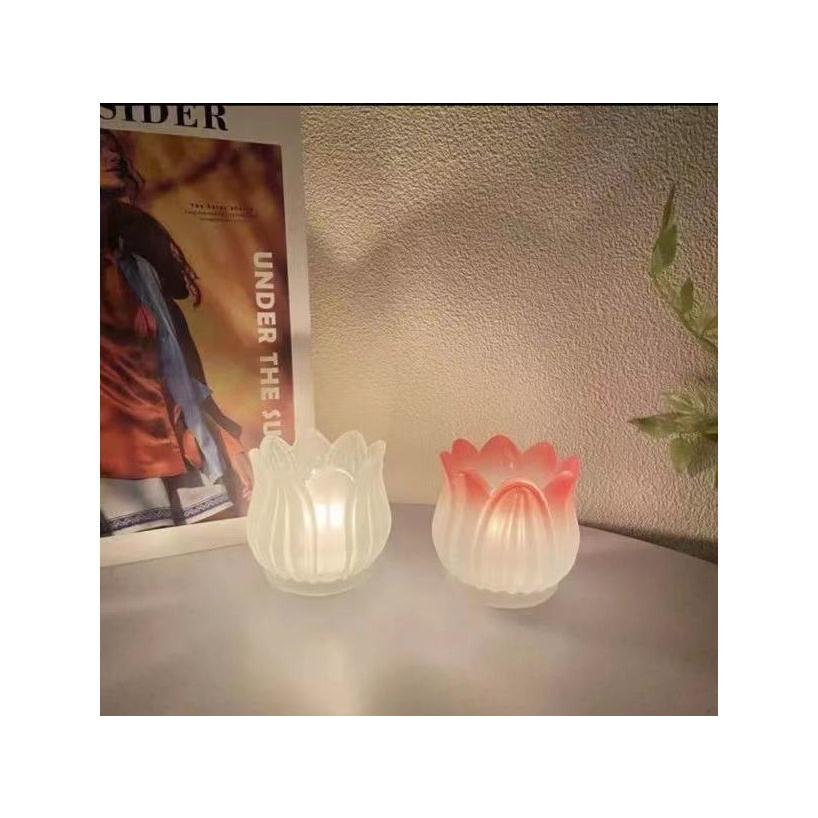 plusnao（プラスナオ） キャンドルスタンド キャンドルホルダー ガラス