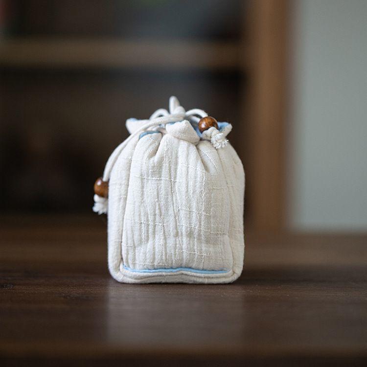 plusnao（プラスナオ） 茶器バッグ 巾着袋 茶道具 茶器収納 茶碗 収納