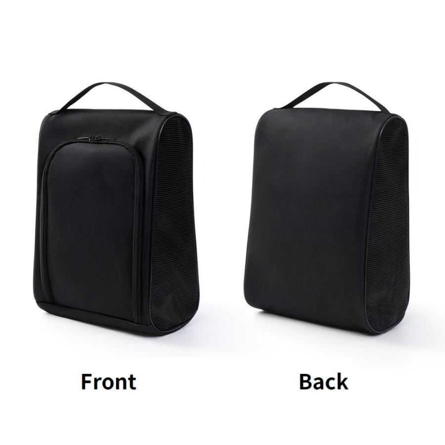 シューズバッグ シューズケース トラベルポーチ 靴入れ 小物収納 防塵 大容量 メッシュ 通気性 手提げ ジム ゴルフ 旅行 | plusnao | 04