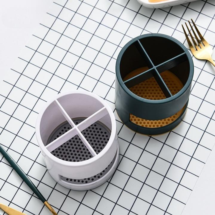plusnao（プラスナオ） カトラリースタンド 箸立て 排水機能付き