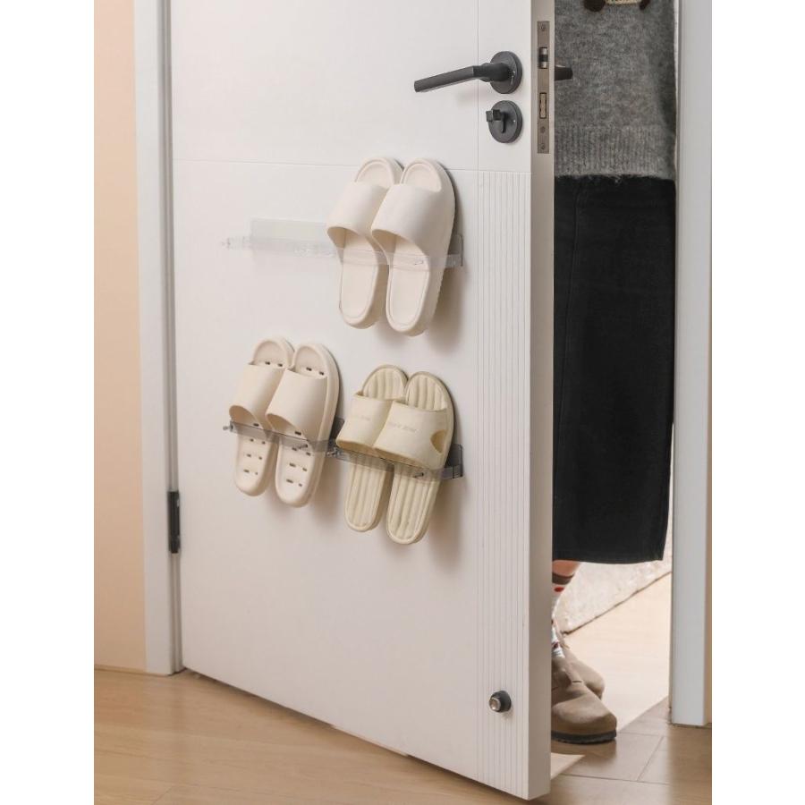 スリッパラック 単品 シューズラック スリッパ立て タオル掛け 壁掛け