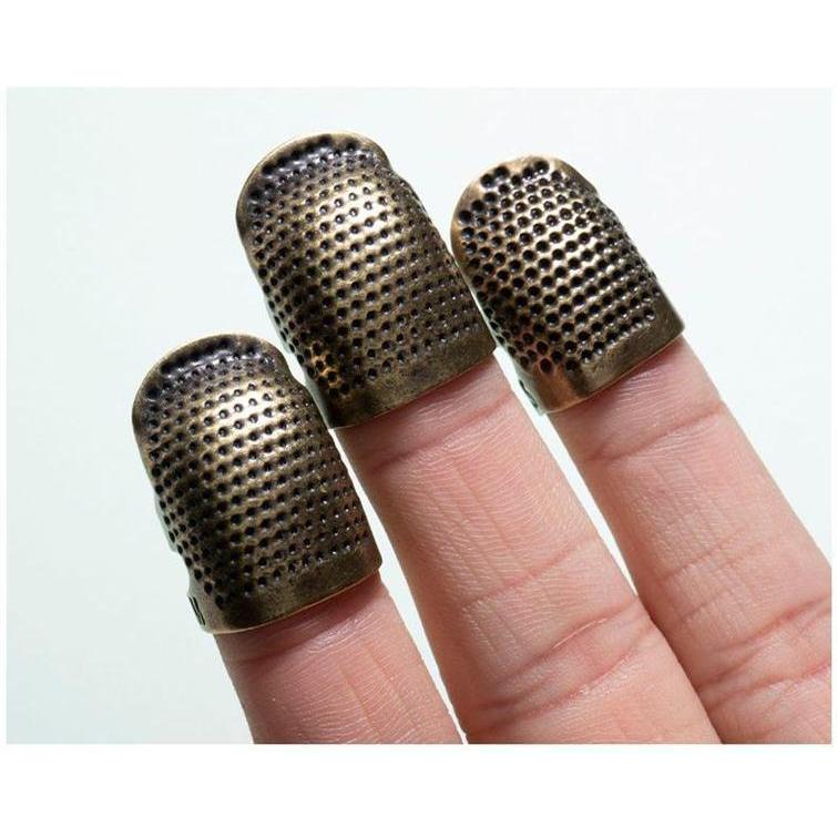 指ぬき 指貫 同サイズ3個セット ゆびぬき 指サック 指カバー 裁縫 刺繍