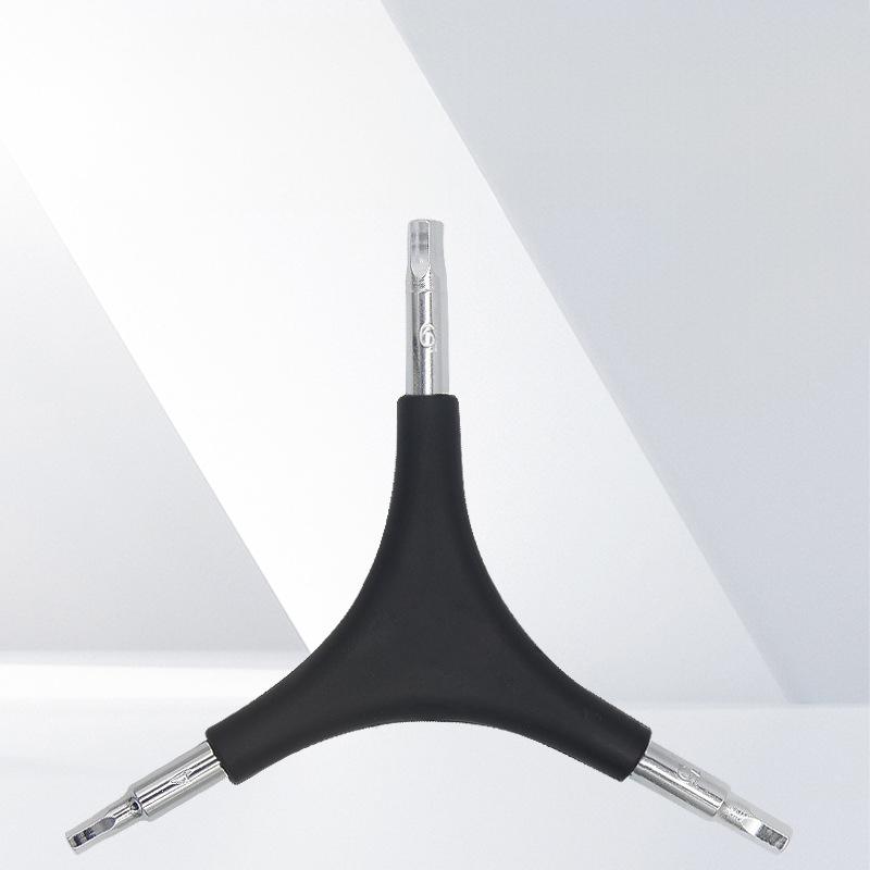六角レンチ 自転車 バイク Y型 Y字 スパナ 4mm 5mm 6mm 3way ヘックス