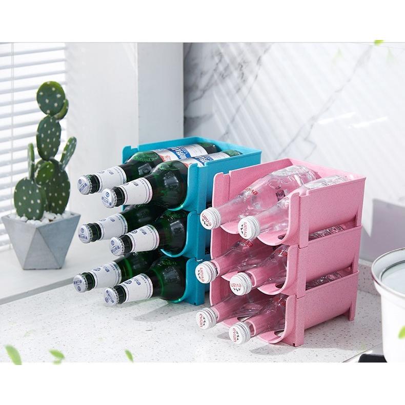 plusnao（プラスナオ） ボトルラック ボトルホルダー 収納 ラック