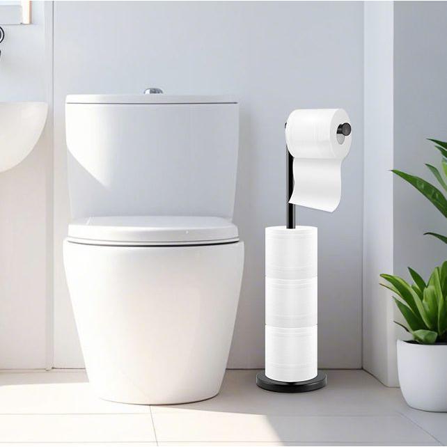トイレットペーパーホルダー トイレットペーパースタンド 置き型 収納