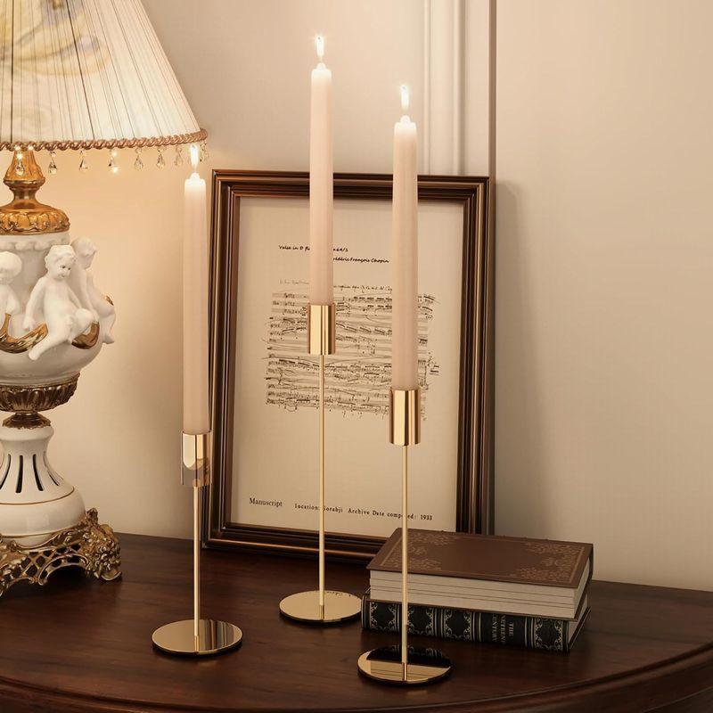 キャンドルスタンド 3点セット キャンドルホルダー ロウソク置き