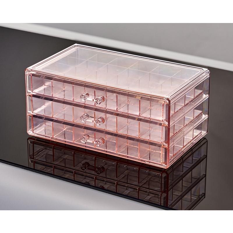 アクセサリーケース ジュエリーボックス 3段 72マス アクセサリー収納