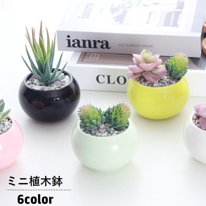 植木鉢 フラワーポット 多肉植物 陶器 プランター 盆栽 観葉植物 寄せ
