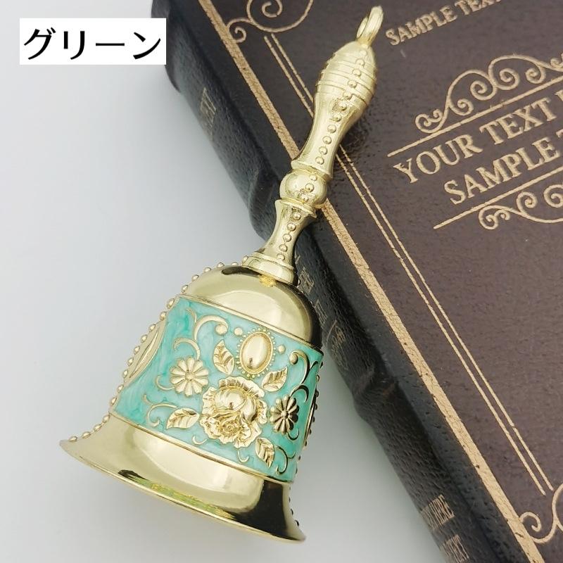 ハンドベル 手振りベル 手振鈴 クリスマスベル コールベル ディナーベル サービスベル ウェディングベル 受付カウンター 呼び鈴 鐘チャイム アンティ | ブランド登録なし | 13
