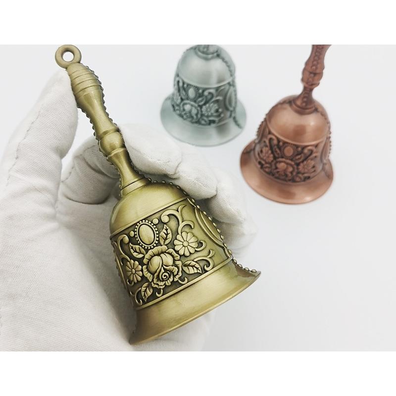 ハンドベル 手振りベル 手振鈴 クリスマスベル コールベル ディナーベル サービスベル ウェディングベル 受付カウンター 呼び鈴 鐘チャイム アンティ | ブランド登録なし | 04