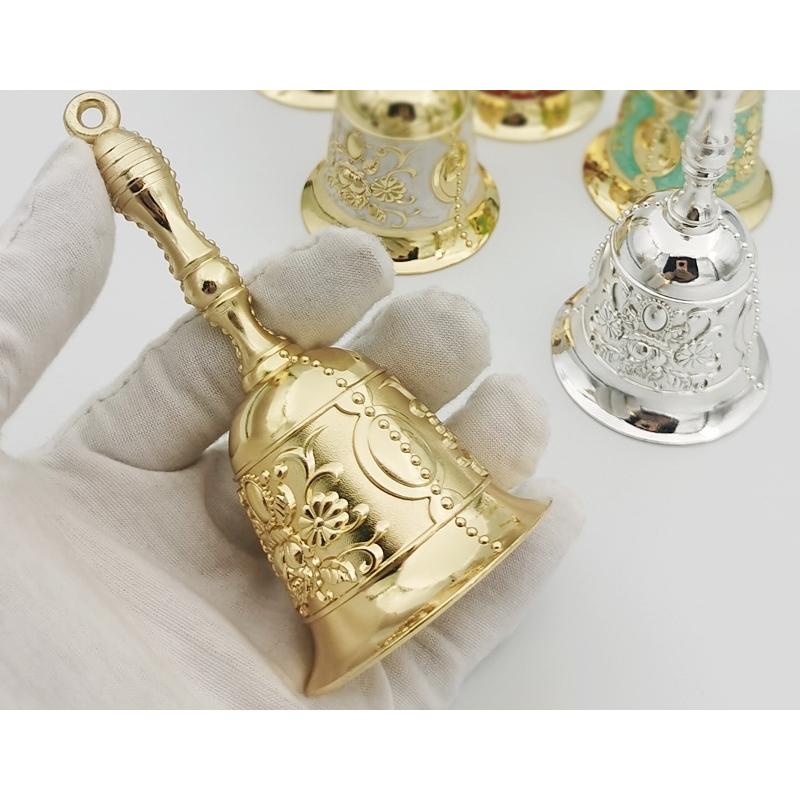 ハンドベル 手振りベル 手振鈴 クリスマスベル コールベル ディナーベル サービスベル ウェディングベル 受付カウンター 呼び鈴 鐘チャイム アンティ | ブランド登録なし | 05