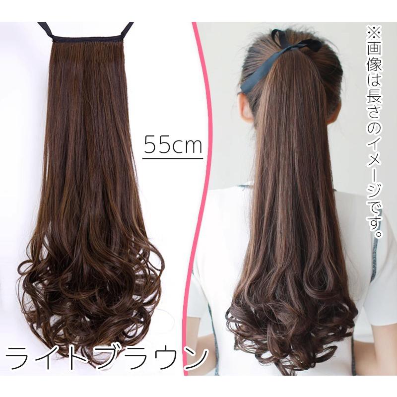 ポイントウィッグ 部分ウィッグ ポニーテール リボン コーム エクステ